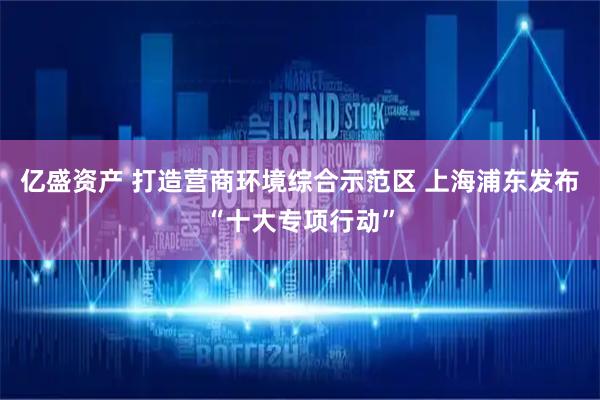 亿盛资产 打造营商环境综合示范区 上海浦东发布“十大专项行动”