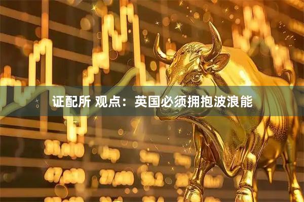 证配所 观点：英国必须拥抱波浪能